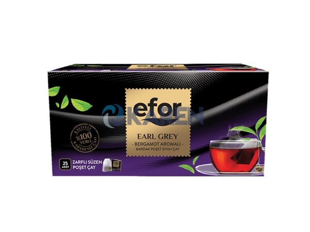 EFOR EARL GREY SÜZEN POŞET ÇAY 2GR 25Lİ