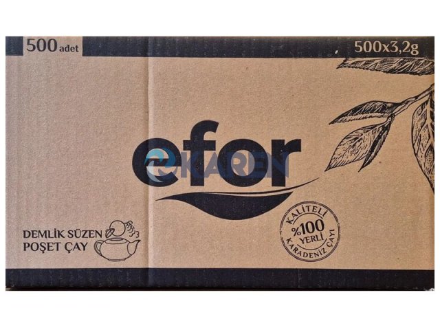 EFOR EARL GREY DEMLİK POŞET ÇAY 3,2GR 500LÜ