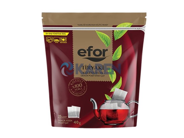 EFOR TİRYAKİ DEMLİK POŞET ÇAY 40GR 25Lİ