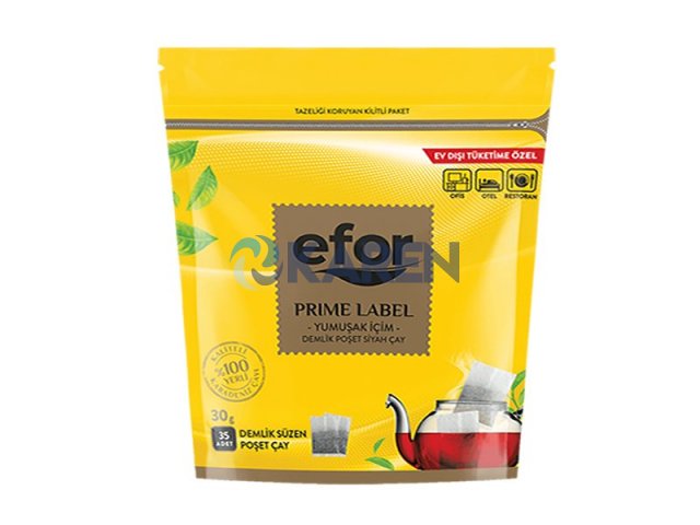 EFOR PRİME LABEL DEMLİK POŞET ÇAY 30GR 35Lİ