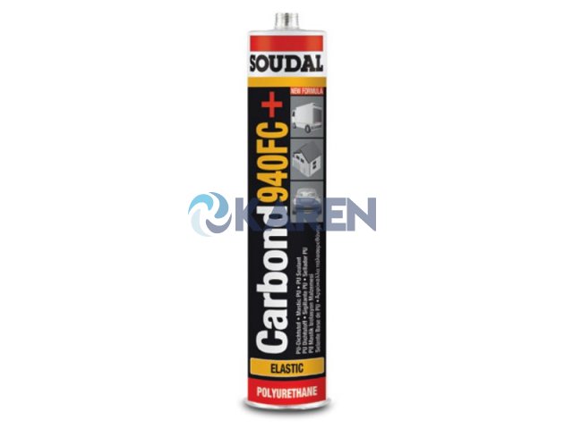 SOUDAL CARBOND 940FC+ PU ÇELİK MASTİK 280ML ANTRASİT GRİ