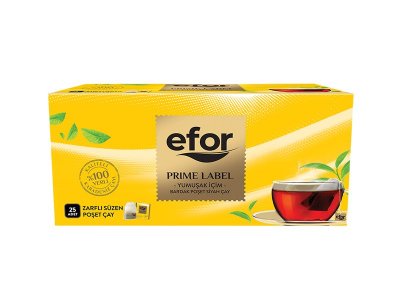 EFOR PRİME LABEL SÜZEN POŞET ÇAY 2GR 25Lİ